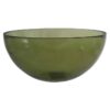 Cuenco Glass Bowl, Large, Olive
