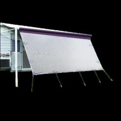 DZ 4.9 x 1.8m Grey Caravan Privacy Screen for 17ft Roll Out Awning