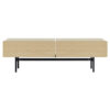 DuoFlat Modern Drop Down Door Sideboard Storage Unit, 182cm, Oak