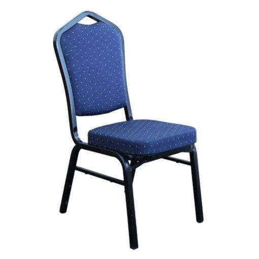 Durafurn Commercial Grade Fabric Function Chair, Blue / Black