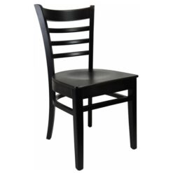 Durafurn Florence Commercial Grade European BeechDining Chair, European Made, Wooden Seat, Chocolate