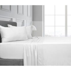 Elan 375TC Bamboo Sheet Set, King, White