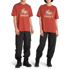 Front Boot Graphic T-Shirt Red
