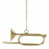 Gato Brass Hanging Trombone Bauble