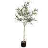 Glamorous Fusion Potted Artificial Willow Eucalyptus Tree, 152cm