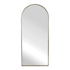 Glimmer Metal Frame Arch Floor Mirror, 180cm