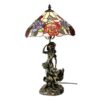 Hanna Tiffany Glass Table Lamp - 53cm