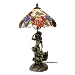 Hanna Tiffany Glass Table Lamp - 53cm