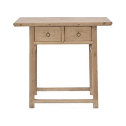 Hanwen 130 Year Antique Elm Timber Oriental Console Table, 96cm