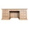 Hermitage Oak Timber Executive Desk, 180cm, Natural Oak