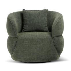 Hostine Fabric Armchair, Moss Green