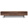 Kyneton Wooden Sliding Door TV Unit, 210cm, Walnut