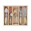 Laguiole Silhouette Cutlery Set, 24 Piece, Ivory