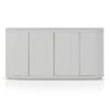 Manna 4 Door Buffet Table, 160cm, White
