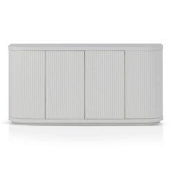 Manna 4 Door Buffet Table, 160cm, White