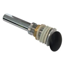 Matt Black Push Button Waste T/S BLK Ceramic Basins. J0002BLACK