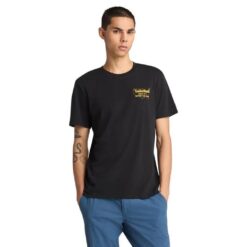Men's Back Graphic Short-Sleeve T-Shirt Black