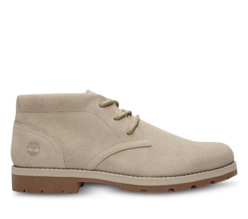 Men's Britton Square Mid Lace-Up Boot Beige 7 US Mens