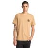 Men's Embroidered Short-Sleeve T-Shirt Wheat