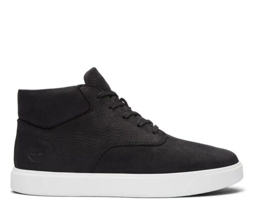 Men's Emerson Street Mid Lace-Up Sneaker Black 7 US Mens