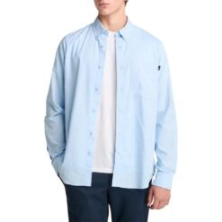 Men's Gale River Yarn Dyed Oxford Long-Sleeve Shirt Blue