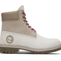Men's Heritage 6-Inch Lace Up Waterproof Boot White 7 US Mens