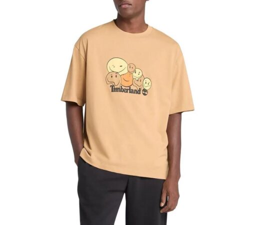 Men's "Shades of Happiness" T-Shirt Beige
