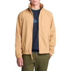 Men's Water Resistant Bomber Jacket Wheat