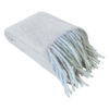 Michelle Faux Mohair Throw, 130x170cm, Grey