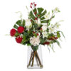 Myaree Artificial Native Mixed Flatback Arrangement in Glass Vase, 90cm