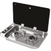 NCE CAN 2 Burner Rectangular Hob-Unit with Manual Ignition