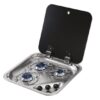 NCE CAN 3 Burner Square Hob-Unit with Electronic Ignition