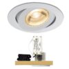Nemo Adjustable 3000K 6W LED Downlight - White (Oriel Lighting) (UA4651WH)