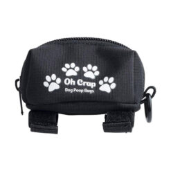 Oh Crap - Dog Poop Bag Holder - Black 1 Pack