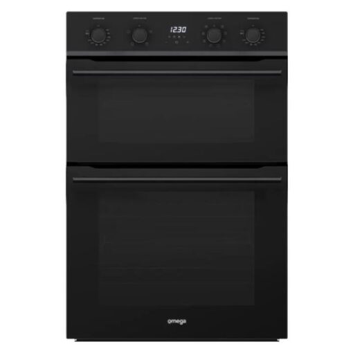 Omega 60cm Built In Double Oven - Midnight