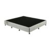 Palermo King Single Ensemble Bed Base Platinum Light Grey Linen Fabric