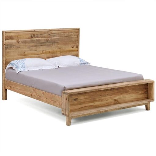 Portland Recycled Pine Timber Bed, King