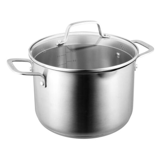 Pyrolux Radius 85 Stainless Steel Stockpot with Lid, 24cm/7.2L