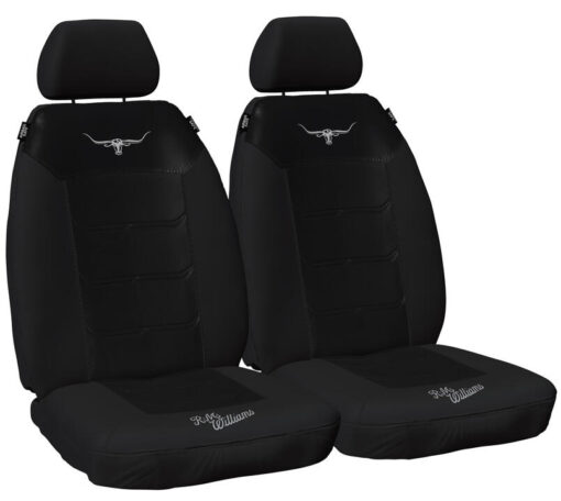 R.M. Williams Black Mesh Seat Covers, Size 30