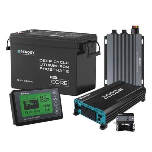 Renogy 300Ah Mini Lithium 4WD Bundle w/ 3000W inverter