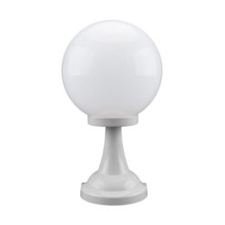 Siena Italian Made IP43 Exterior Pillar Light, Tall, 25cm, White