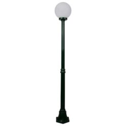Siena Italian Made IP43 Exterior Post Light, Medium, 1 Light, 25cm, Green