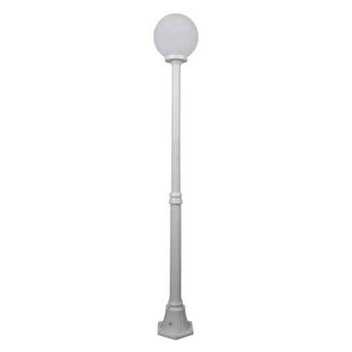 Siena Italian Made IP43 Exterior Post Light, Medium, 1 Light, 25cm, White