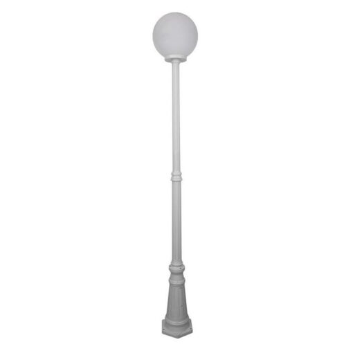 Siena Italian Made IP43 Exterior Post Light, Tall, 1 Light, 30cm, White