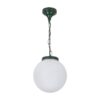 Siena Italian Made IP43 Indoor / Outdoor Pendant Light, 25cm, Green