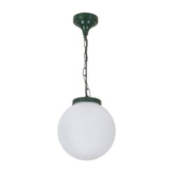 Siena Italian Made IP43 Indoor / Outdoor Pendant Light, 25cm, Green