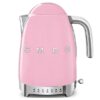 Smeg 1.7 Retro Style Variable Temperature Kettle - Pastel Pink