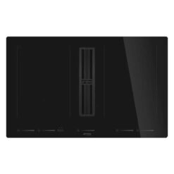 Smeg 83cm Linea Integrated Induction Cooktop - Pure Black