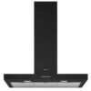 Smeg 90cm T-Shape Chimney Hood - Gloss Black