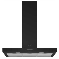 Smeg 90cm T-Shape Chimney Hood - Gloss Black